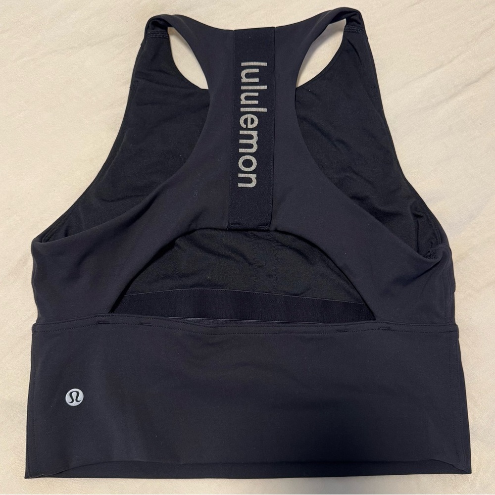 Lululemon Athletica x SoulCycle Crop Bra Black Sz 8